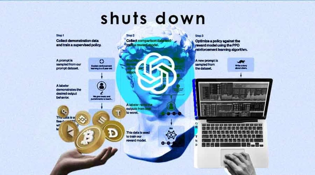 Major Outage Shuts Down ChatGPT, OpenAI Fixes Problem.  Cryptocurrency trading venue for banks Created by ex-Credit Suisse executive