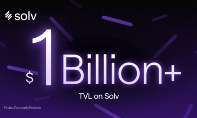 Breakthrough for Solv Protocol: $1B TVL, Now a Top 32 DeFi Player