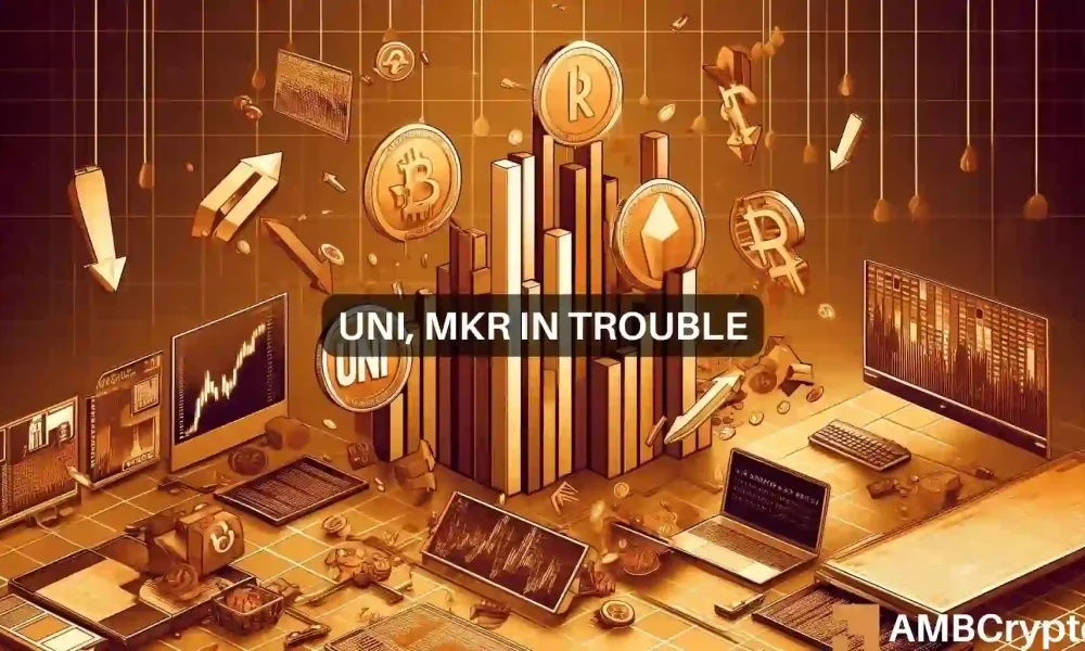 DeFi Tokens UNI and MKR Lose Their Chance: What’s Happening?