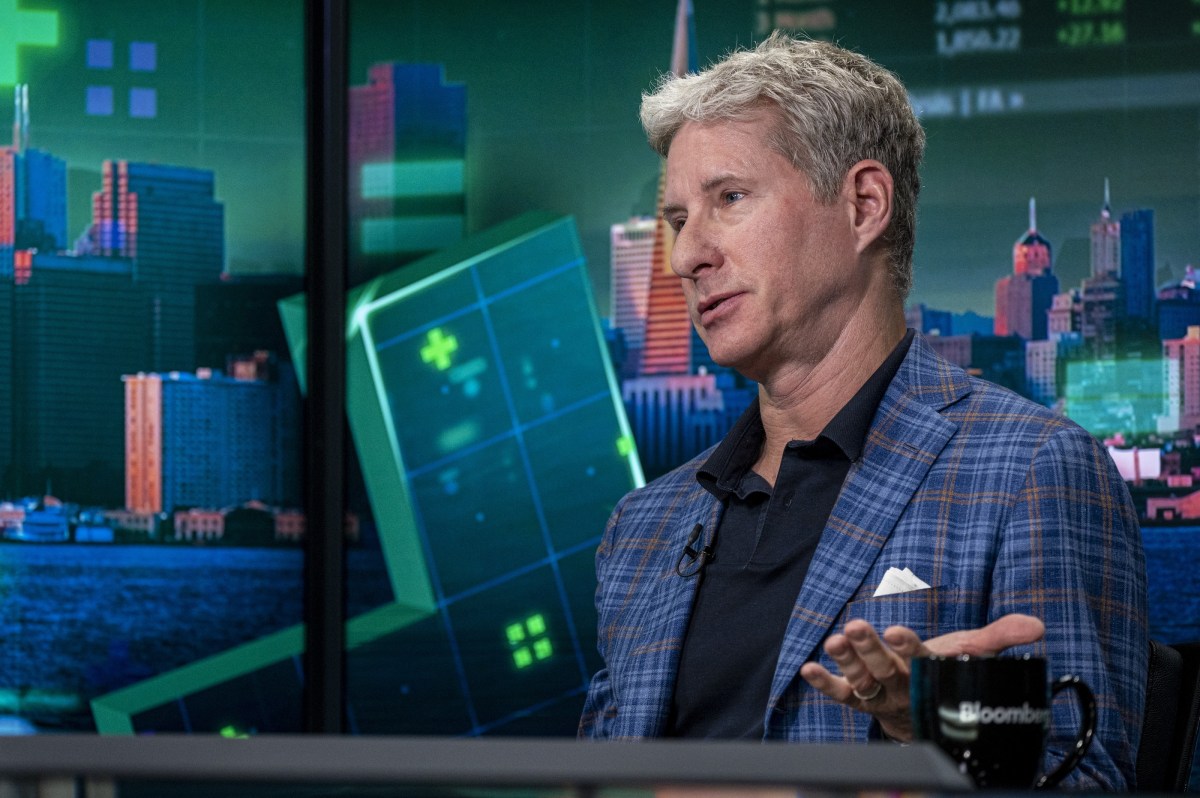 Chris Larsen, co-founder and executive chairman of Ripple Labs, during a Bloomberg Television interview in San Francisco, California, US, on Tuesday, Sept. 5, 2023.