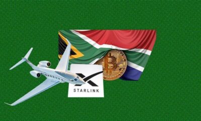 South Africa Regulates Cryptocurrencies as Financial Assets!  SpaceX launches Starlink for private jets