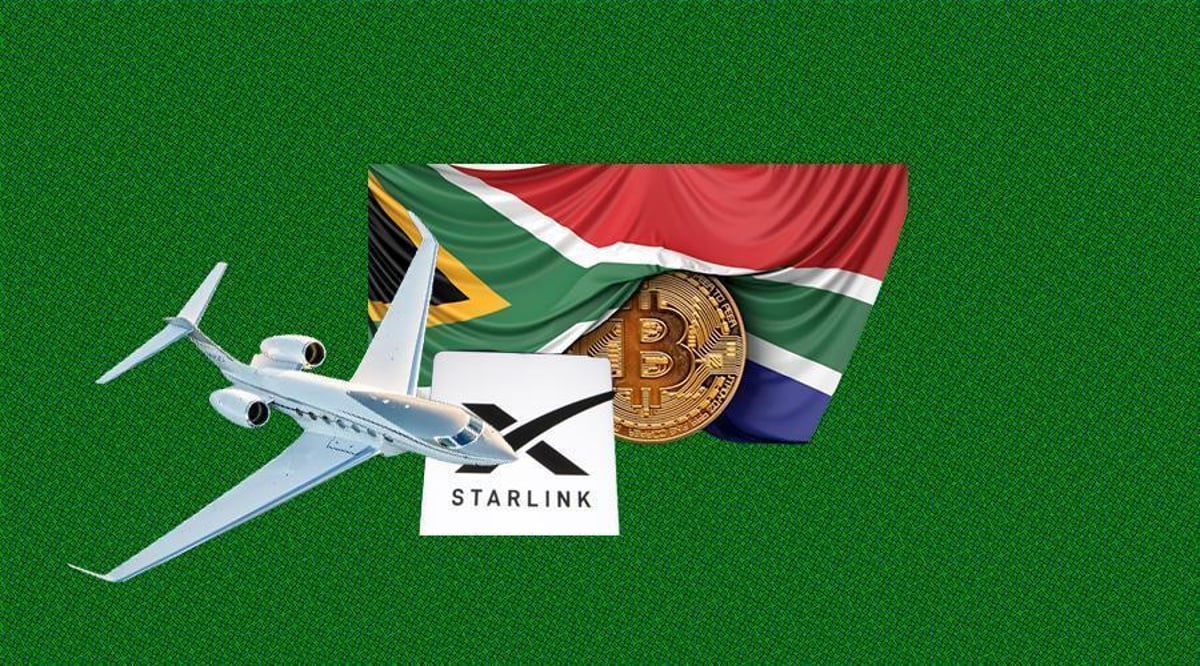 South Africa Regulates Cryptocurrencies as Financial Assets!  SpaceX launches Starlink for private jets