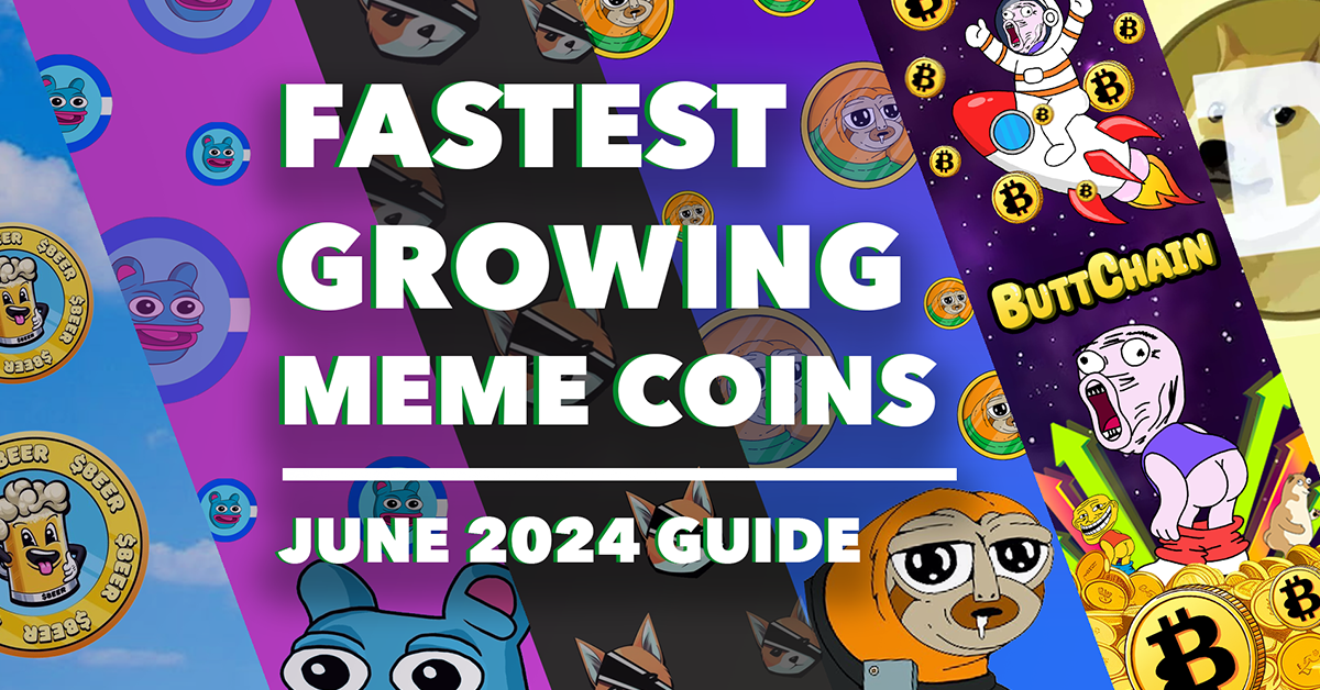 Fast-Growing Meme Coins – Why Brett, ButtChain, Slerf, Beercoin, and Byte Are Among the Best New Fast-Growing Cryptocurrencies