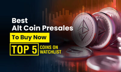 Best Presale Alternative Coins to Buy Today: Top 5 Coins on Watchlist