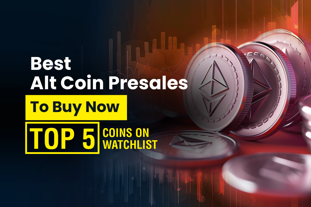 Best Presale Alternative Coins to Buy Today: Top 5 Coins on Watchlist