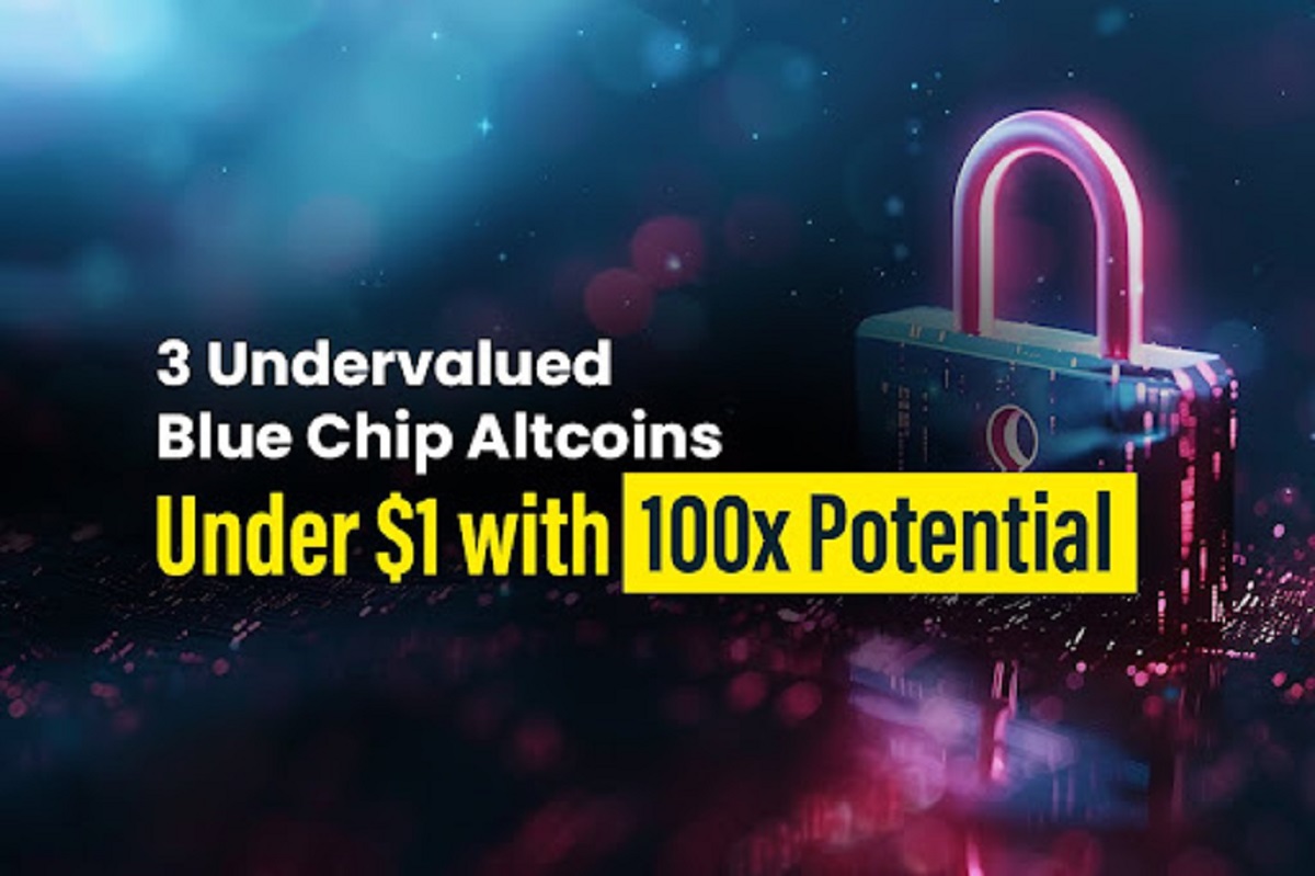 3 Undervalued Blue Chip Altcoins Under $1 With 100X Potential