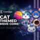 3 cat-themed meme coins to sell in the red zone