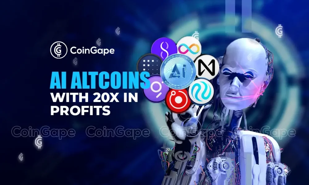 AI Altcoins With 20X in profits today