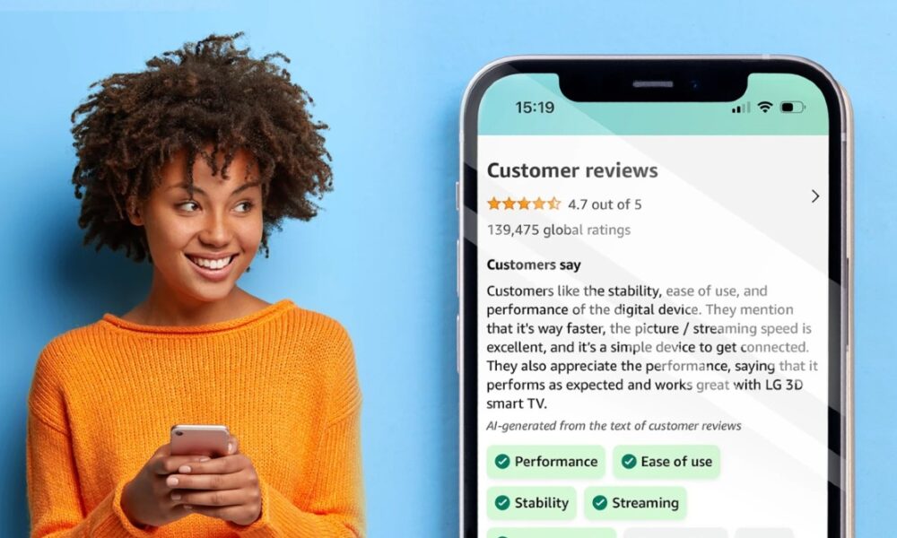 Amazon launches AI-powered customer review summaries |  Technology news