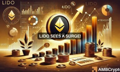 LDO jumped 5.64%, defying market trends