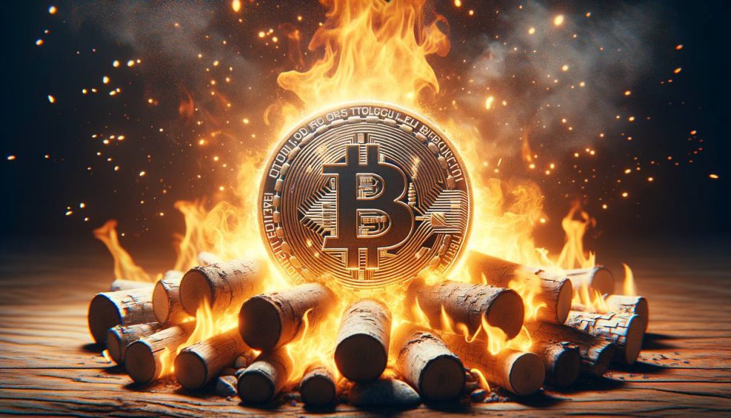 Bitcoin emerging from the fire