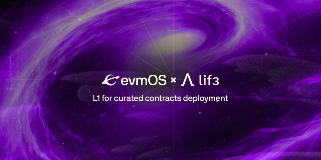 Lif3.com Partners with evmOS to Deploy “Lif3 Chain,” First Layer-1 Solution with Curated DeFi Contracts