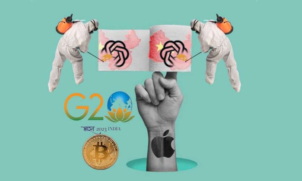 Apple Kills ChatGPT-Like Apps in China. India's Contribution to Global Cryptocurrency Rules as G20 Chair Revealed